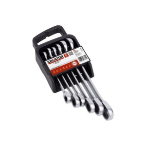 Set 6 chei combinate duble cu clichet Kreator KRT500013