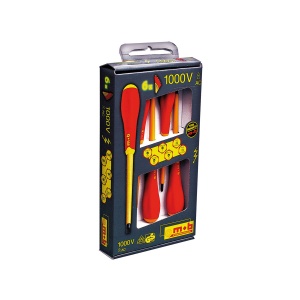 Set 6 surubelnite VDE 1000 V pentru electricieni - Set 2×PZ