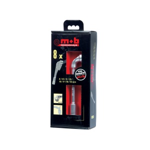 Set 8 chei pipa,cu dublu si simplu hexagon, SH+DH in DISPLAYBOX 8-19 - 8 piese