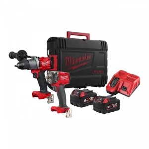 Set M18 FUEL™ M18 FPP2T2-502X ( KIT: 2 x M18 B5 Acumulator, M12-18 FC Încarcător, Cutie HD)