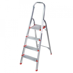 STR0104 Scara aluminiu 4 trepte, 132cm pentru interior