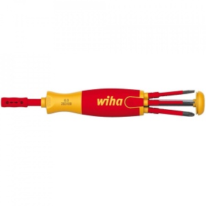 Surubelnita cu magazie, izolata 1000 V, WIHA LiftUP, TORX, 6 biti