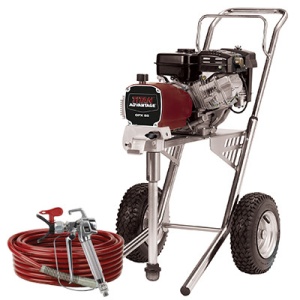 Titan, Advantage GPX 85, debit material 3.2 l/min., duza max. 0.030″, motor Subaru 4.4 cp