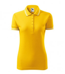 Tricou polo pentru damă galben, 200 g/m²