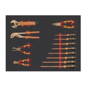 79087 Trusa scule electricieni anti-ex Cu-Be izolat la 1000 V / 13 piese