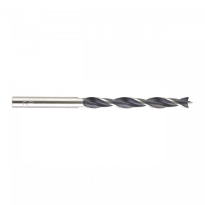 Burghie pentru lemn cu vârf de centrare - DIN 7487 E Milwaukee (Lungime totală (mm): 109, Ø (mm): 7, Tijă prindere: 7 mm tijă cilindrică)