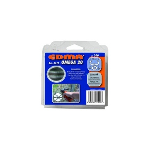 Capse galvanizate A 200 bucati OMEGA, DIM 20 mm EDMA - 042501