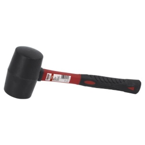 Ciocan Kreator KRT904101, 450 g, cap cauciuc negru, coada fibra de sticla