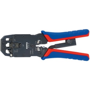 Cleste pentru sertizat mufe RJ 10/11/12/45, KNIPEX, 200 mm
