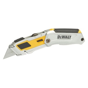 Cutter utilitar pliabil cu lama retractabila Dewalt DWHT0-10296, 3 lame trapezoidale