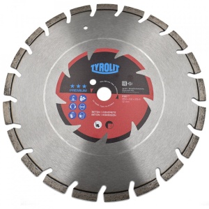 Disc diamantat pentru taiat beton 350x3.2x25.4 Premium***