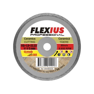 Disc diamantat pentru taiere materiale ceramice TC8 - Ø A: 125 mm