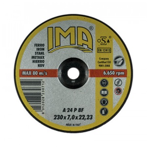 Disc polizat metal IMA125x6.4 mm, set 100 buc