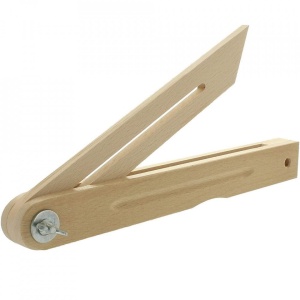 Echere reglabile din lemn de fag - 30 cm