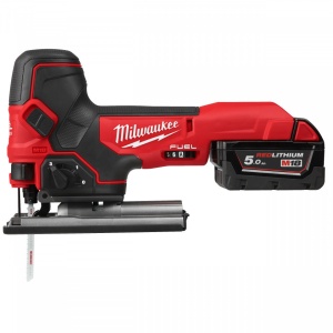 Fierastrau pendular cu acumulator Milwaukee FUEL M18 FBJS-502X, livrat cu acumulatori, valiza