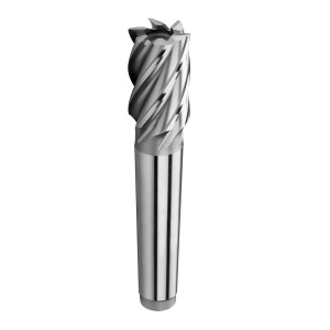 Freză cilindro-frontală, coadă conică - TIP N HSS CO5% DIN 845, 56x75x233 mm