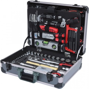 Geanta cu scule, KS TOOLS, 1/4" + 1/2", 127 piese