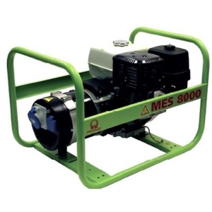 Generator de curent pe benzina PRAMAC MES8000_AVR, portabil, monofazat, 7.2 kVA, modul AVR