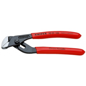KNIPEX 90 01 125 Clește mini pentru pompe de apă cu articulație canelată acoperite cu plastic vopsit negru 125 mm