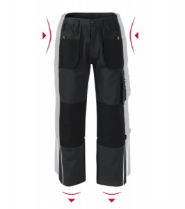 Pantaloni de lucru pentru bărbaţi ebony gray, 270 g/m²