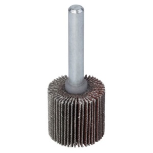 Perie lamelara Wolfcraft 2037000, cu tija de 6 mm, D 20x20 mm, granulatie 120