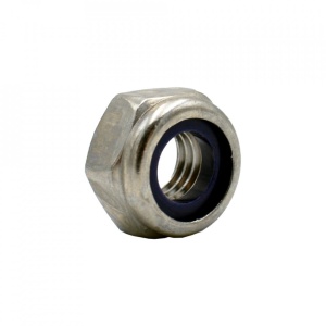 Piulite hexagonale cu autoblocare DIN 985 INOX A2, M6, 500 bucati