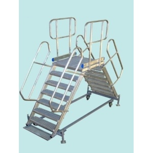 Platforma aluminiu mobila 45 grade dubla Gmax: 400 kg - tip PN45D