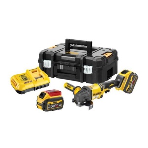 Polizor unghiular DeWalt DCG418T2, cu 2 acumulatori Li-Ion XR Flexvolt 54V/6.0Ah, 125 mm, cutie TSTAK II