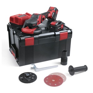 Polizor unghiular Flex SE 125 18.0-EC/5.0 Set SUPRAFLEX, 504157, 2 acumulatori 18 V, 5.0 Ah, incarcator