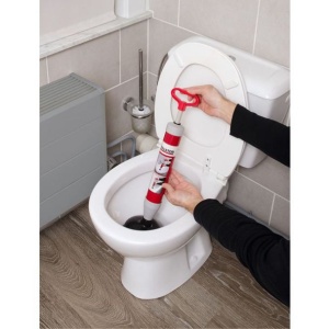Pompa vacuum Kreator KRT563005, tip piston, pentru desfundat tevi, cu ventuza din cauciuc