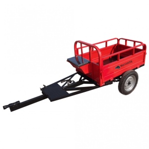 Remorca motocultor BTA-500R, capacitate 500 kg, dim. 1.250 x 800 x 500 mm