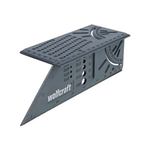 Sablon de masurat Wolfcraft 5208100, pentru grinzi de lemn si teava