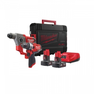 Set scule cu acumulatori M12 FUEL™ M12 FPP2B-602X ( KIT: 2 x M12 B6 Acumulator, C12 C Încarcător, Cutie HD)