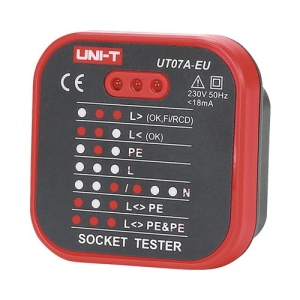 Tester pentru prize de curent UNI-T UT07A-EU