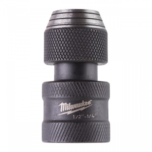 Adaptor Milwaukee patrat exterior ½″ - ¼″ Hex interior