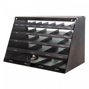 Burghie HSS Roluite pentru metal - DIN 338 - cabinet 345 buc Milwaukee