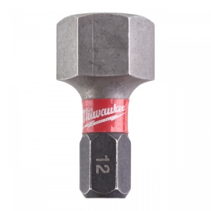 Cap surubelnita Hexagon (HEX) Milwaukee SHOCKWAVE (Tip: Hex 12 mm)
