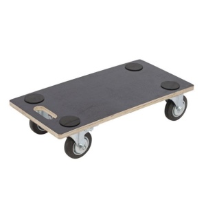 Carucior de transport cu 4 roti mobile Kreator KRT670003, platforma 580 x 290 mm, sarcina max. 400kg