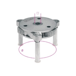 Cheie de filtru cu 3 brate, diametru 80-115mm 1493/S