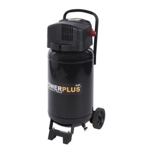 Compresor de aer vertical Powerplus POWX1751, 1.1 kW, 50 l, 8 bar, 180 l/min, 10 accesorii