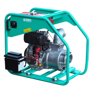 IMER, Motopompa, RD 75, debit maxim 1.400 l/min., granulometrie absorbita 7 mm