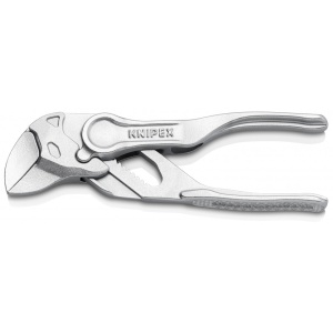 KNIPEX 86 04 100 Cheie cu clești XS Cleștele-cheie, clește și cheie într-o singură unealtă suprafață embosată, rugoasă cromat 100 mm