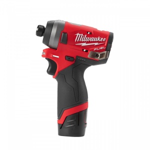 Masina de insurubat cu impact Milwaukee FUEL M12 FID-202X, cuplu 147 Nm, livrata cu acumulatori, valiza