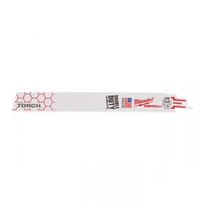 Metal: Pânze Heavy Duty TORCH™ pentru lucrări de demolare Milwaukee TORCH 230 x 10 Tpi - 25 bucati