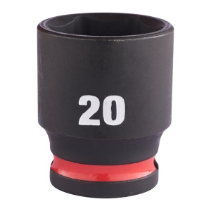 MILWAUKEE, CHEI TUBULARE DE IMPACT SHOCKWAVE™ IMPACT DUTY, 20 MM 3/8" IMPACT SOCKET DEEP - 1 PC