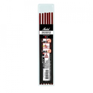Pachet 6 mine rosii reumplere creion marcaje sudura Trades-Marker®Dry