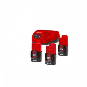 Pachet NRG M12™ Milwaukee M12 NRG-303, alimentare cu acumulator - echipat