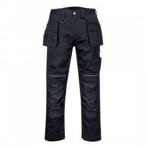 Pantaloni tamplar din bumbac PW3, culoare Negru