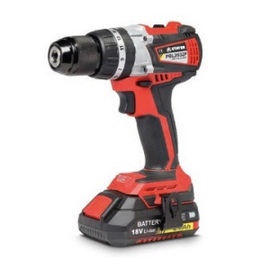 PBL 2032 P K Masina de insurubat/gaurit cu percutie cu 2 acumulatori Li-ion 18 V - 1.2172
