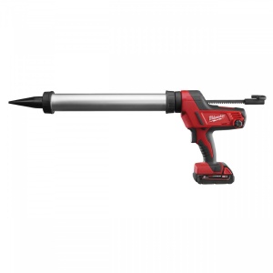 Pistol de silicon tub 600 ml aluminiu Milwaukee C18 PCG/600A-201B, livrat cu acumulator, geanta